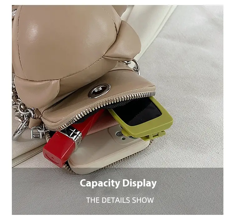 Cute Fashion Doll Funny Shoulder Chain Mobile Phone Bag