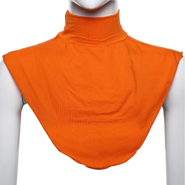Women's Fake Collar Shirt Cover Scarf Orange - Shop at LoveMi