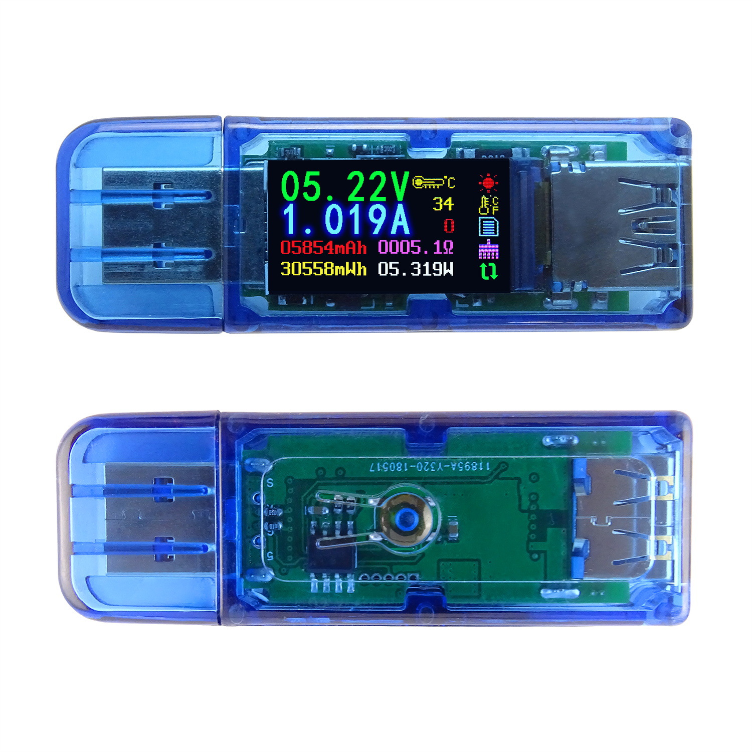 AT34 Digital Voltmeter USB Charger Detection Instrument — foto 7