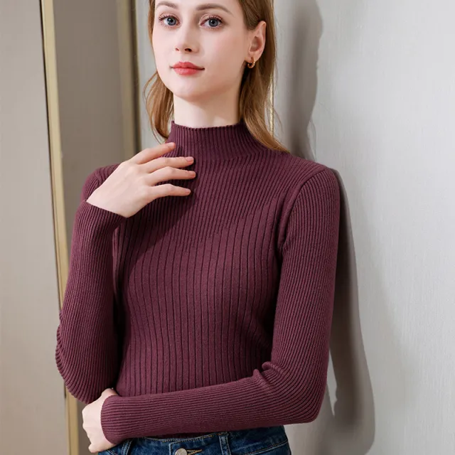 Pit Strip Knitted Casual Women's Top Skin Red - Shop at LoveMi