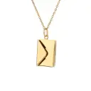 Personalized Flip Envelope Pendant Creative Gift Stainless-steel Jewelry Apple-box Set view 7