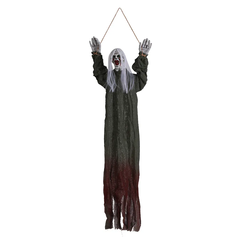 Halloween Decoration Hanging Ghost Haunted House Secret Room Layout Props – image 6