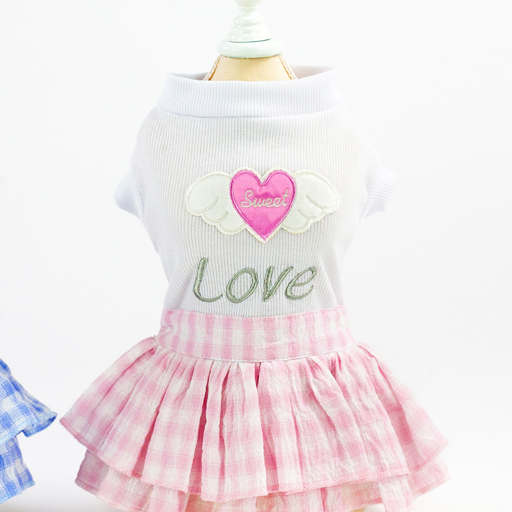 Pet Small Dog Love Skirt