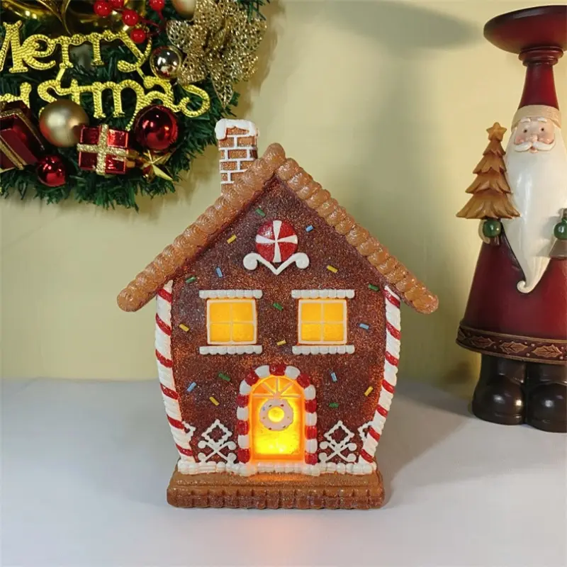 Christmas Gingerbread Man Decoration Light-emitting Decorations