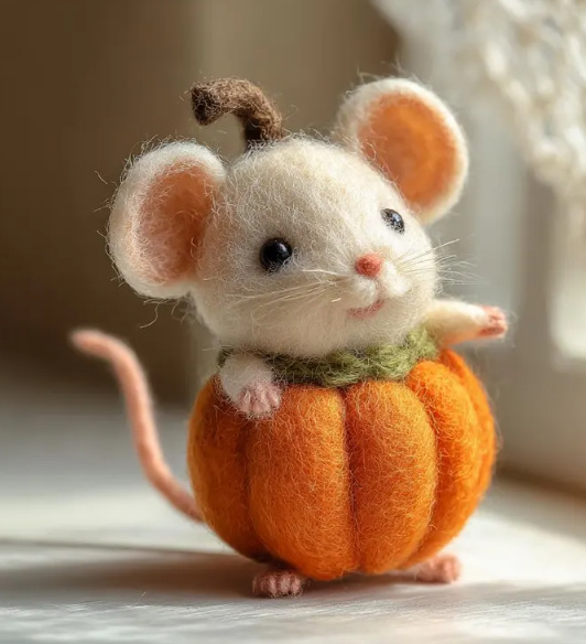 Halloween Ghost Pumpkin Mouse Cute And Adorable 6