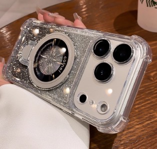 Four Corner Airbag Drop Proof Phone Case With Glitter Powder Protective Cover 9