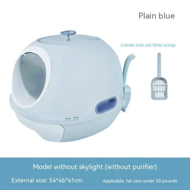 Troublemaker Top in Fully Enclosed Litter Box Basic Style Blue - Shop at LoveMi
