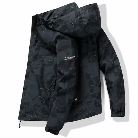 Hooded Jacket Coat for Men Spring and Autumn
