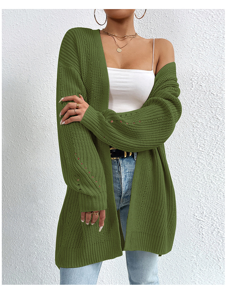 Green Sweater Coat