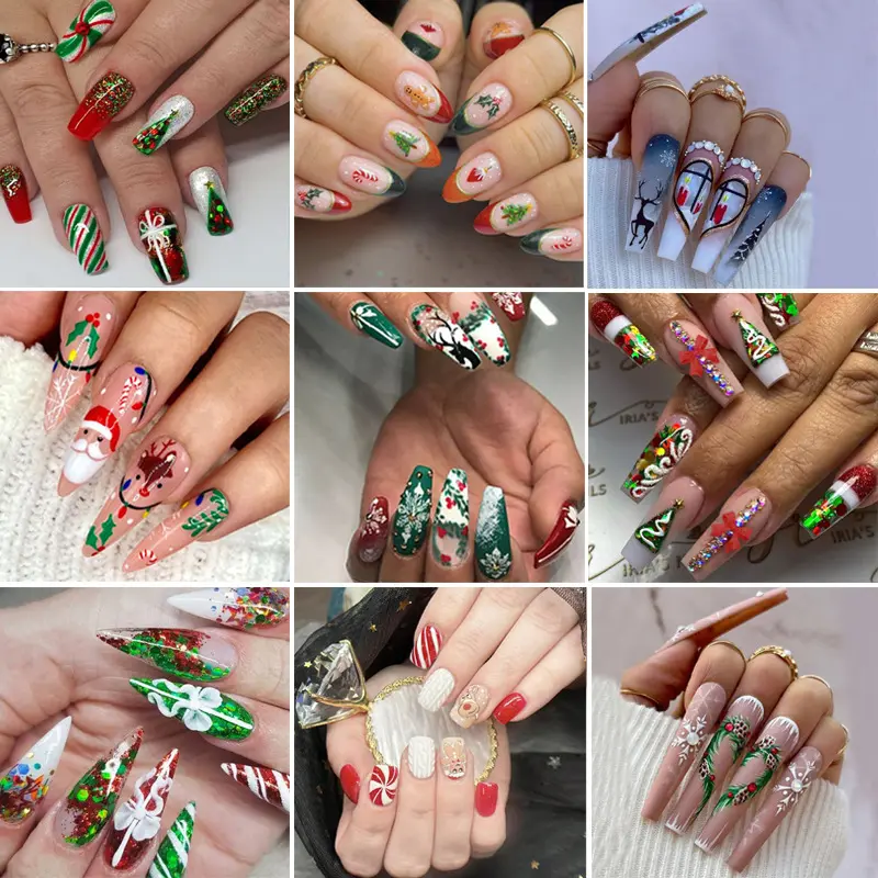 New Nail Beauty SMD Snowflake Christmas Style