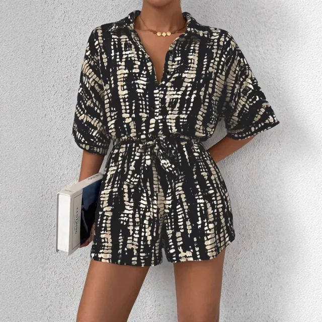 Satin Autumn Satin Jumpsuit For Women Black - Shop at LoveMi