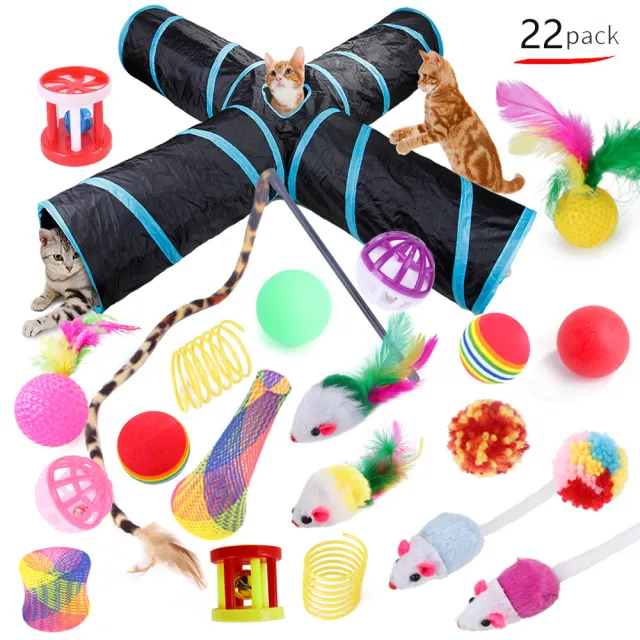 Cat Toy Set Funny Cat Assembled Toys Cat Tunnel Cat Tunnel Pet Supplies B99503 - Shop at LoveMi