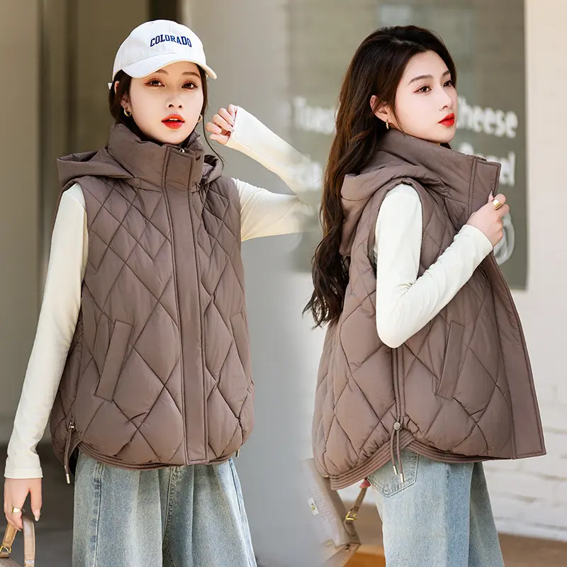 Korean-style Cropped Vest Jacket