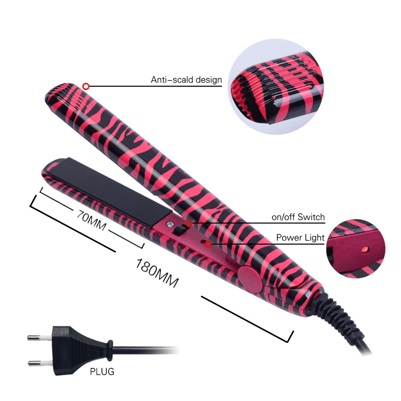 Title 2, Colorful mini splint curling iron for perfect c...