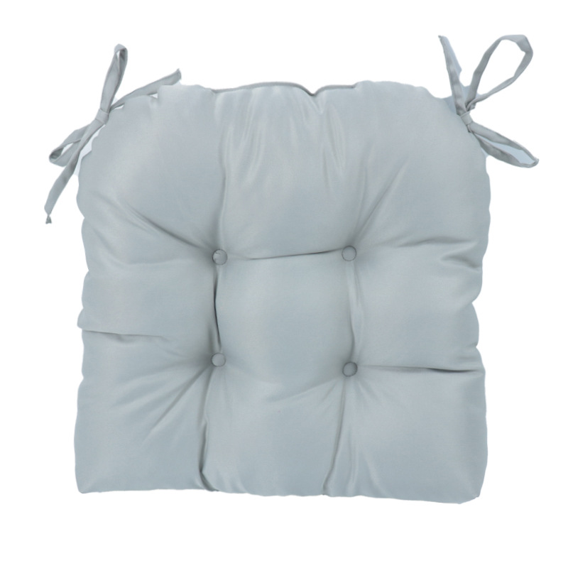 Outdoor Waterproof Chair Cushion (Black-43x43x8cm)