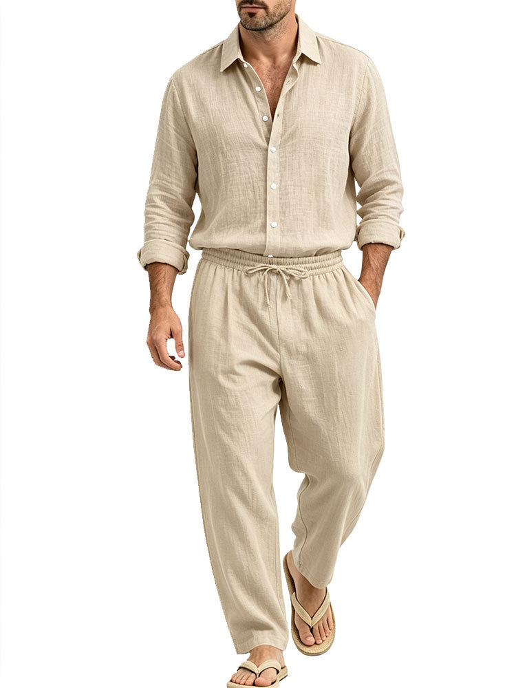 Linen Shirt and Trouser Set