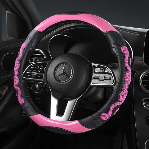 New Carbon Fiber Car Steering Wheel Cover