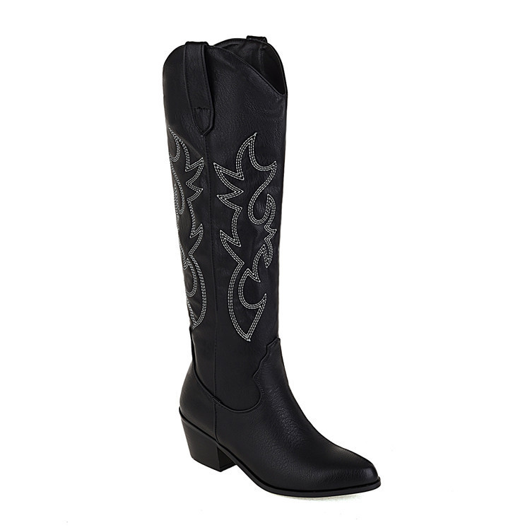 Title 7, V Cut Western Cowboy Boot Women