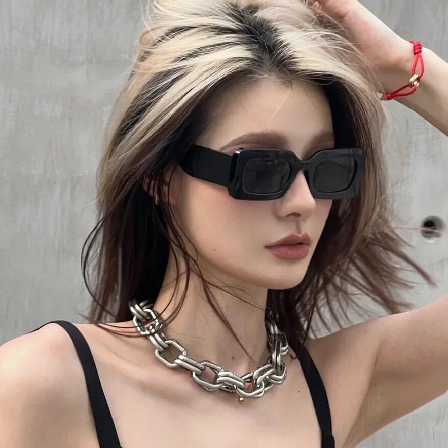 Retro Square Small-Frame Cross-Border Personalized Sunglasses - Image 11