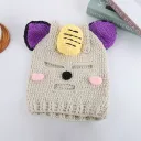 Beige Purple Ears