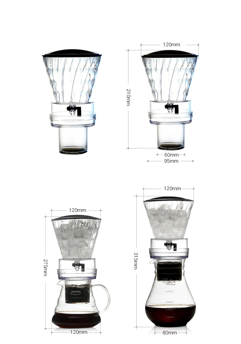 Title 2, Macchina per caffè a goccia fredda 800ml, per u...