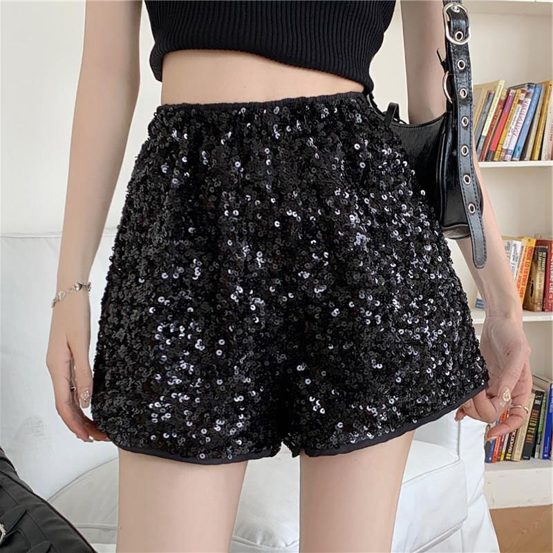 European And American High-waisted Casual Loose-fitting Shorts