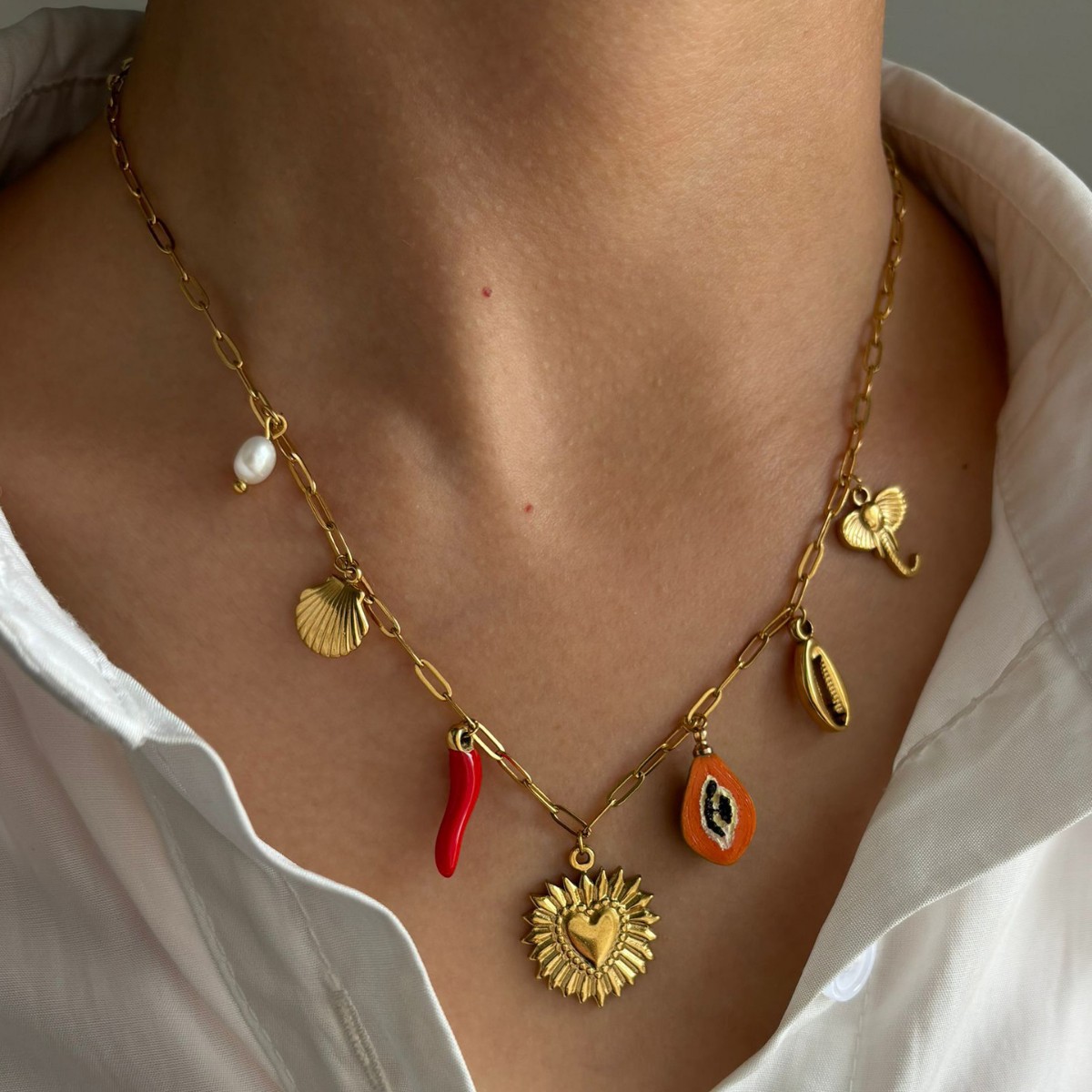 Retro Fashion Mix And Match Necklace