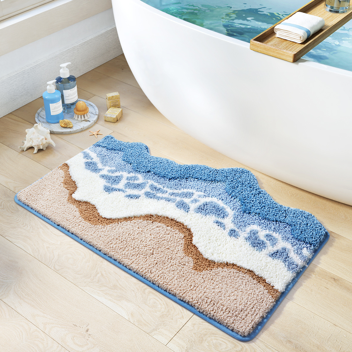Long Flocking Anti Slip Pad With Strong Water Absorption