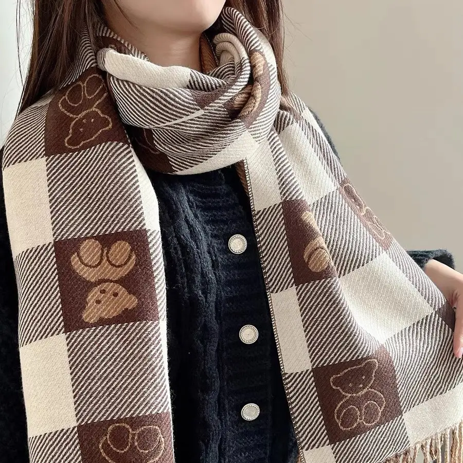 StylishVersatile And Warm Womens Faux Cashmere Scarf
