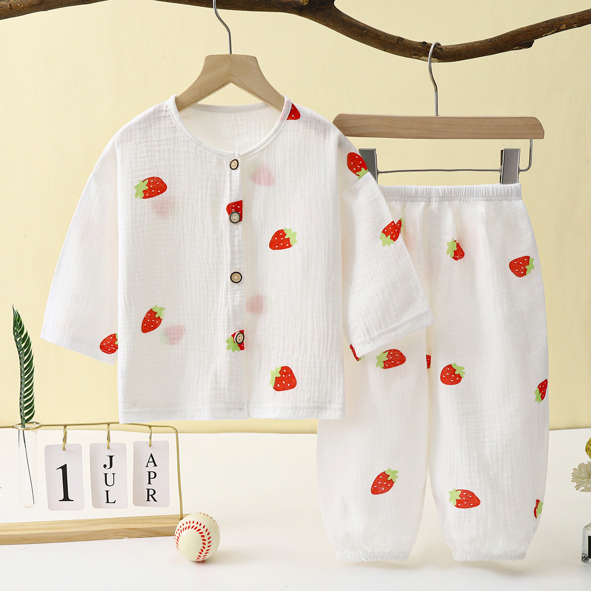 Boys Long-sleeve Cotton Top And Pants Set — foto 3