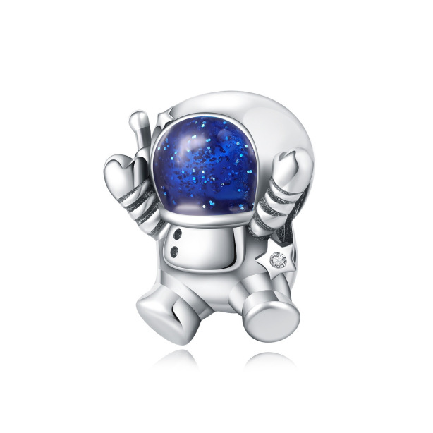 Starry Sky Astronaut Diy Bracelet String Beads Pendant