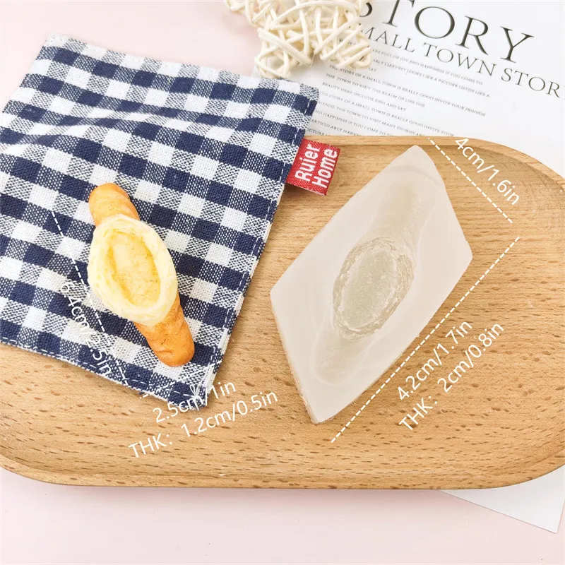 Creative Replica Bread Silicone Fondant Cake Decoration Tool DIY Handmade Pinch Mold - Model 8