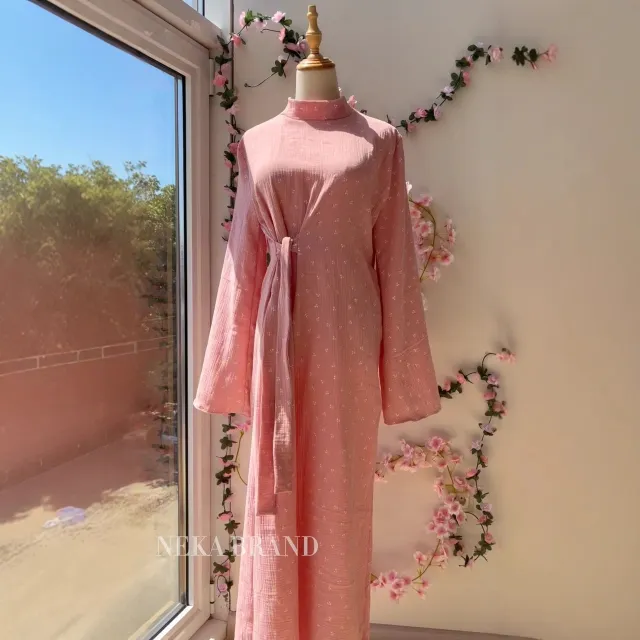 Women's Clothes Clothes Fresh Autumn Floral French Dress Women Pink - Shop at LoveMi