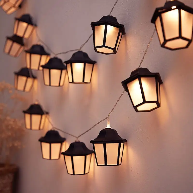 Led Lighting Chain Solar Retro Lamp Garden