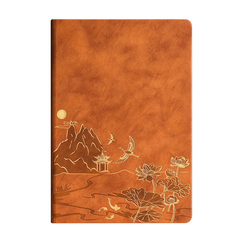 Vintage Chinese Style Business Office Stationery A5 Notebook Gift Box Set - Image 4