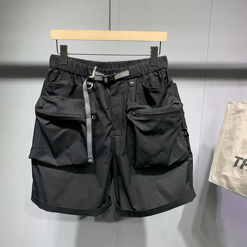 Summer Large Size Loose Pockets Workwear Shorts