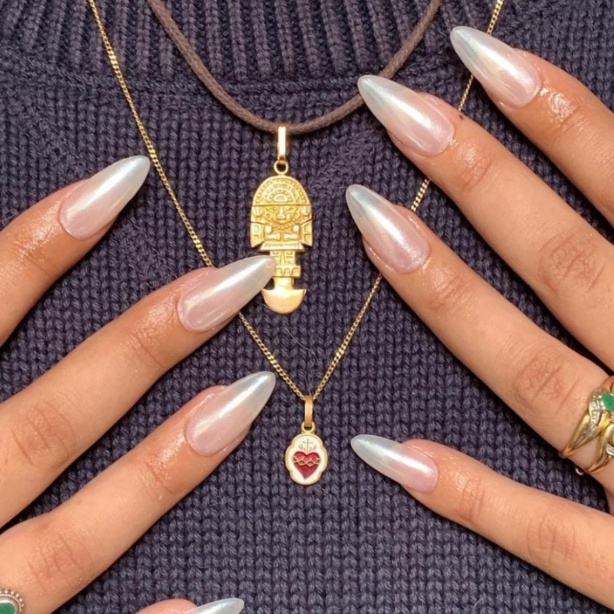 Advanced Almond French Finished Manicure