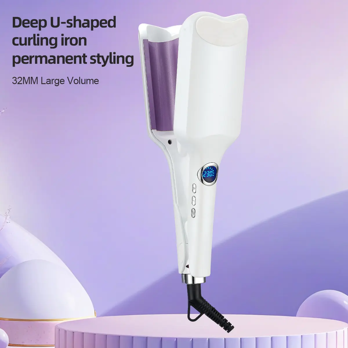 New Multi-heat Setting Curling Wand