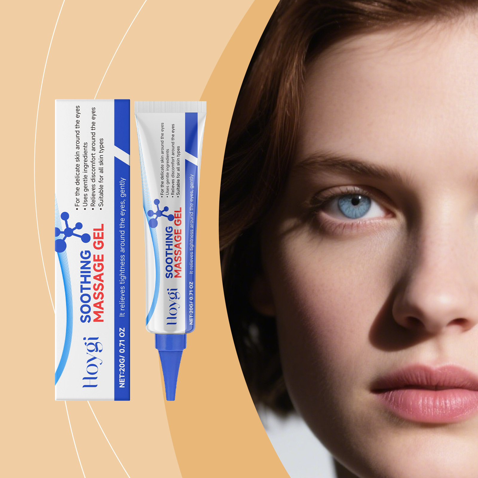 Moisturizing Massage Gel For The Eye Area