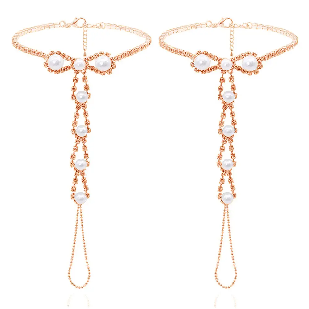 Rhinestone Super Light Beach Anklet