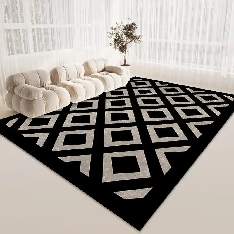 Crystal Velvet Living Room Home Bedroom Bedside