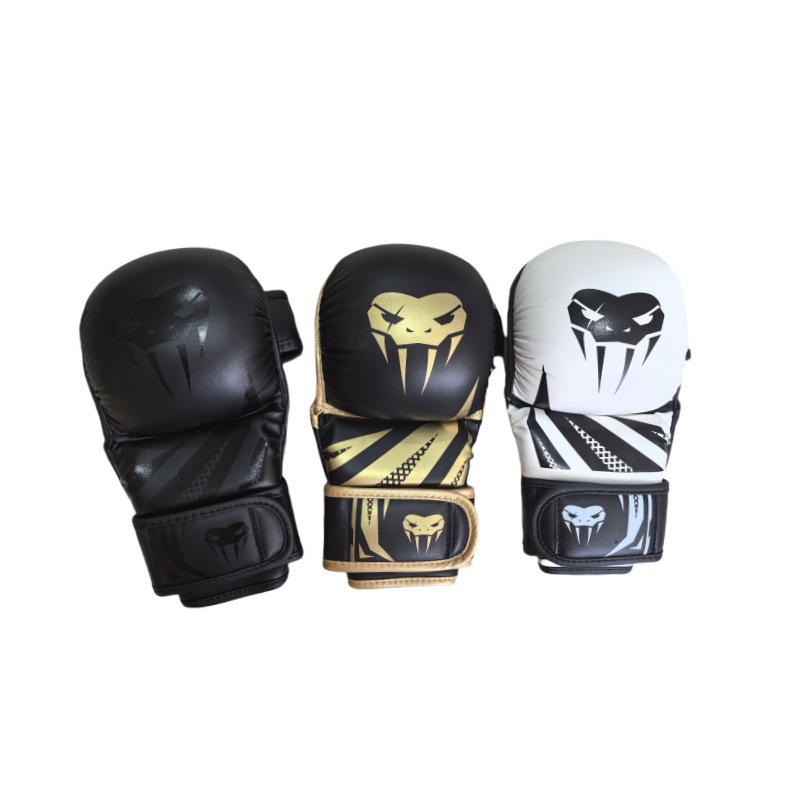 Men's Boxing Half-finger Sanda Gloves 6