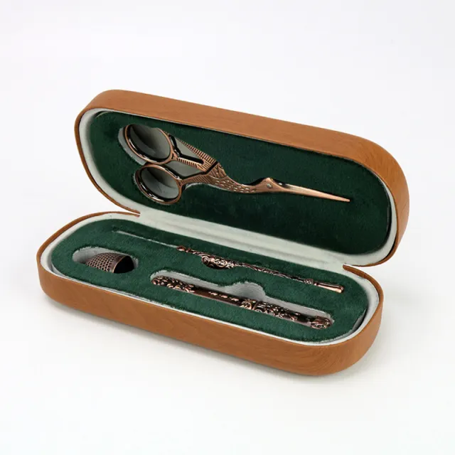 Household Portable Handmade Sewing Tool Suit Bronze - Shop at LoveMi