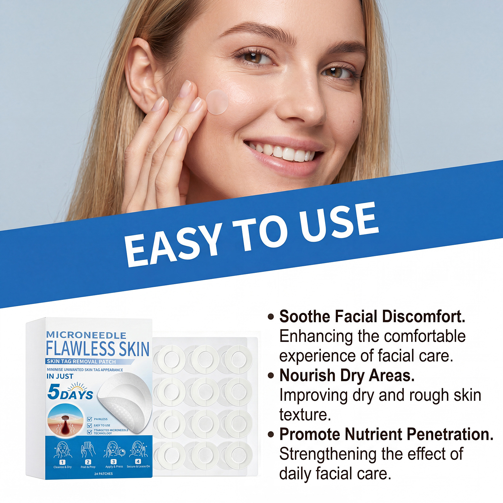 Lightweight Invisible Breathable, And Well-fitting Pimple Patches — foto 2