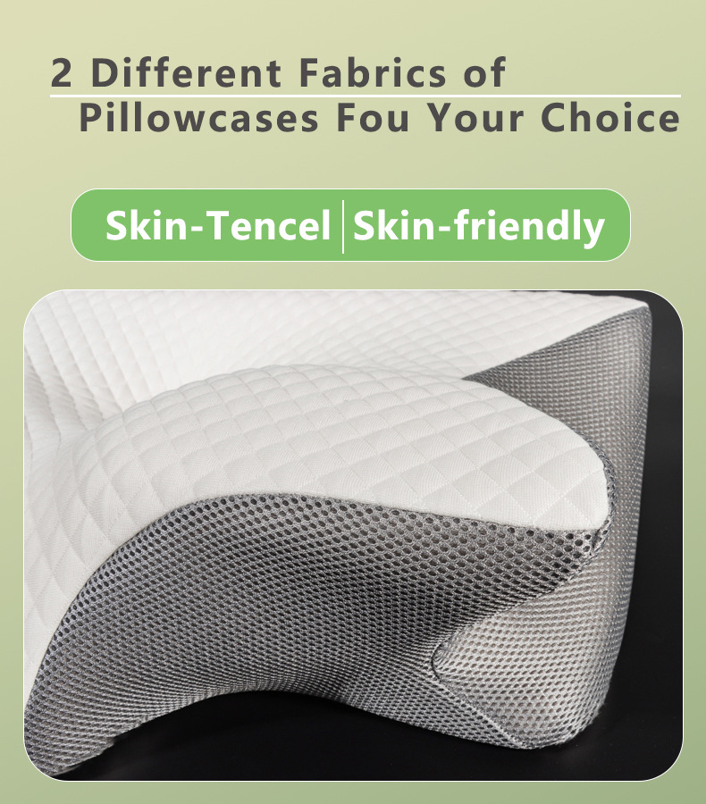 Title 7, Memory Foam Pillow, Slow Rebound, Ox Horn Cervi...