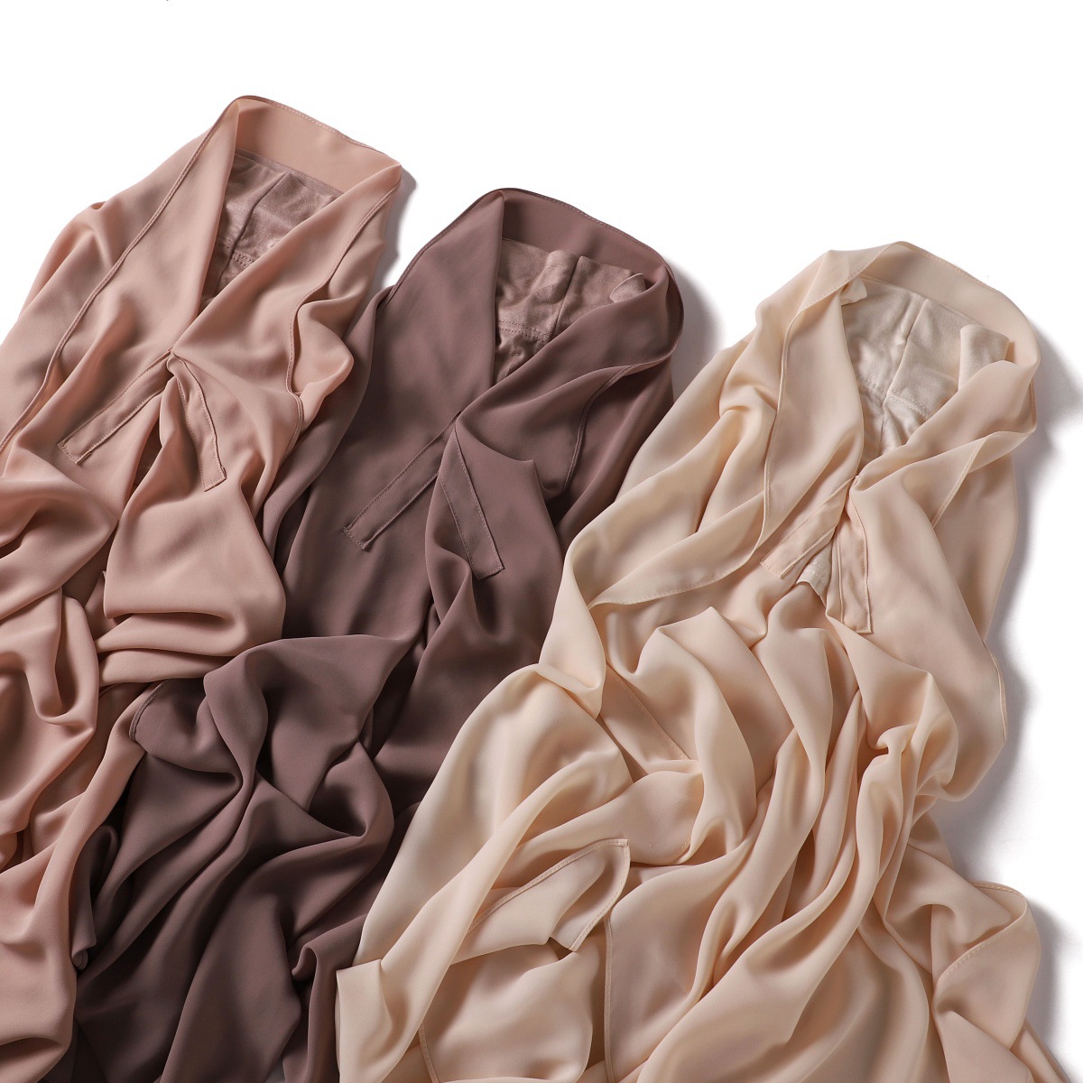 Solid-color High-quality Silky-soft Thick Chiffon With Built-in Magnets 27 7feebbc8 696d 44a6 9858 88f74ff3fd12