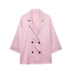 Fashion Loose Suit Jacket Temperament Female - Pink - View 1