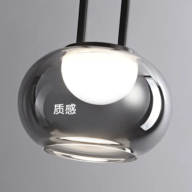Restaurant Glass Single-head Pendant Light