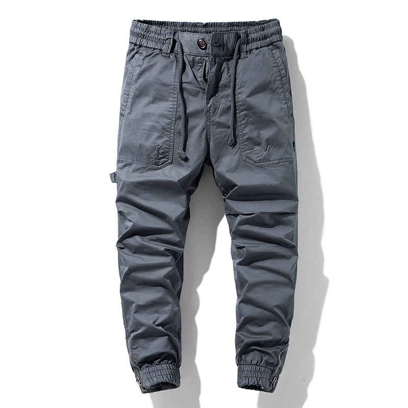Workwear With Pocket Trousers Men's Loose Wide Trousers