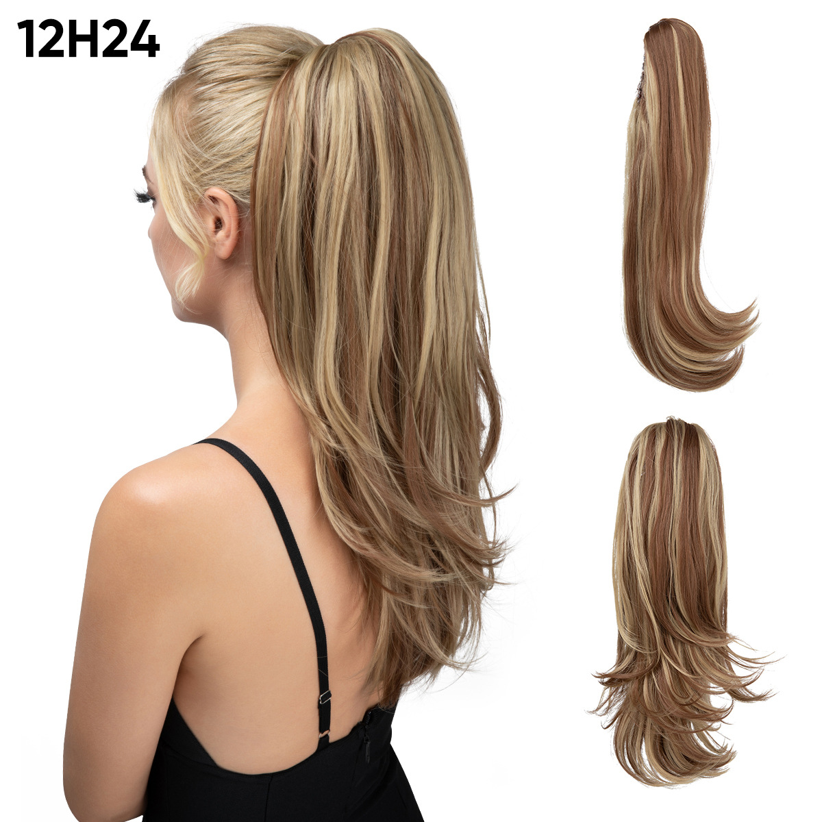 European And American Style Wig Women's Short Hair Ponytail 14